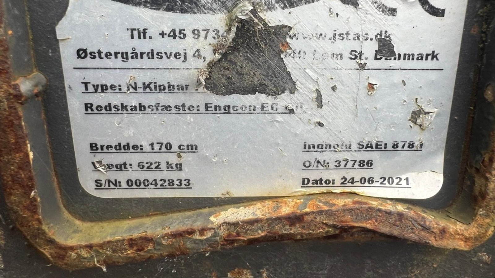 Sonstige Bagger & Lader Türe ait JST Planerskovl kipbarplaner Nordic linje, Gebrauchtmaschine içinde Middelfart (resim 3)