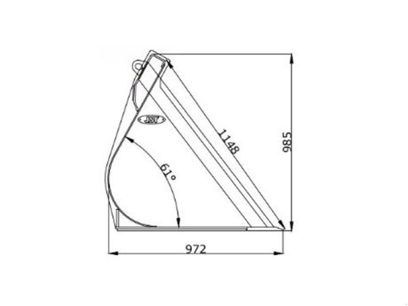 Sonstige Bagger & Lader типа JST RG læsseskovl 220-260 cm., Gebrauchtmaschine в Vrå (Фотография 2)