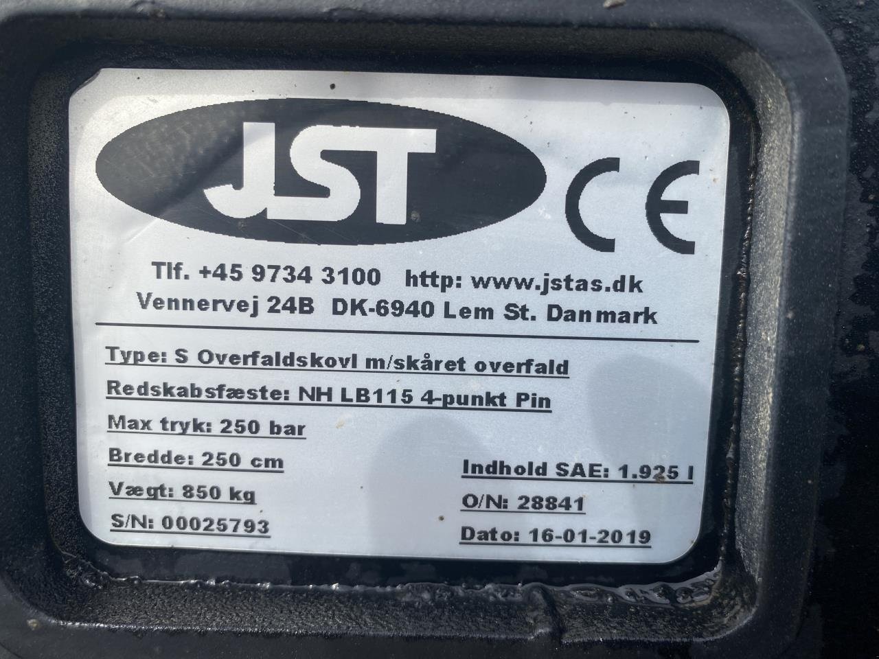 Sonstige Bagger & Lader a típus JST S OVERFALDSKOVL, Gebrauchtmaschine ekkor: Tommerup (Kép 6)