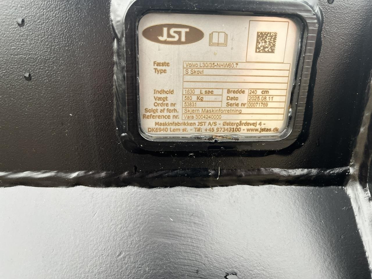 Sonstige Bagger & Lader des Typs JST S SKOVL 240 CM, Gebrauchtmaschine in Skjern (Bild 3)