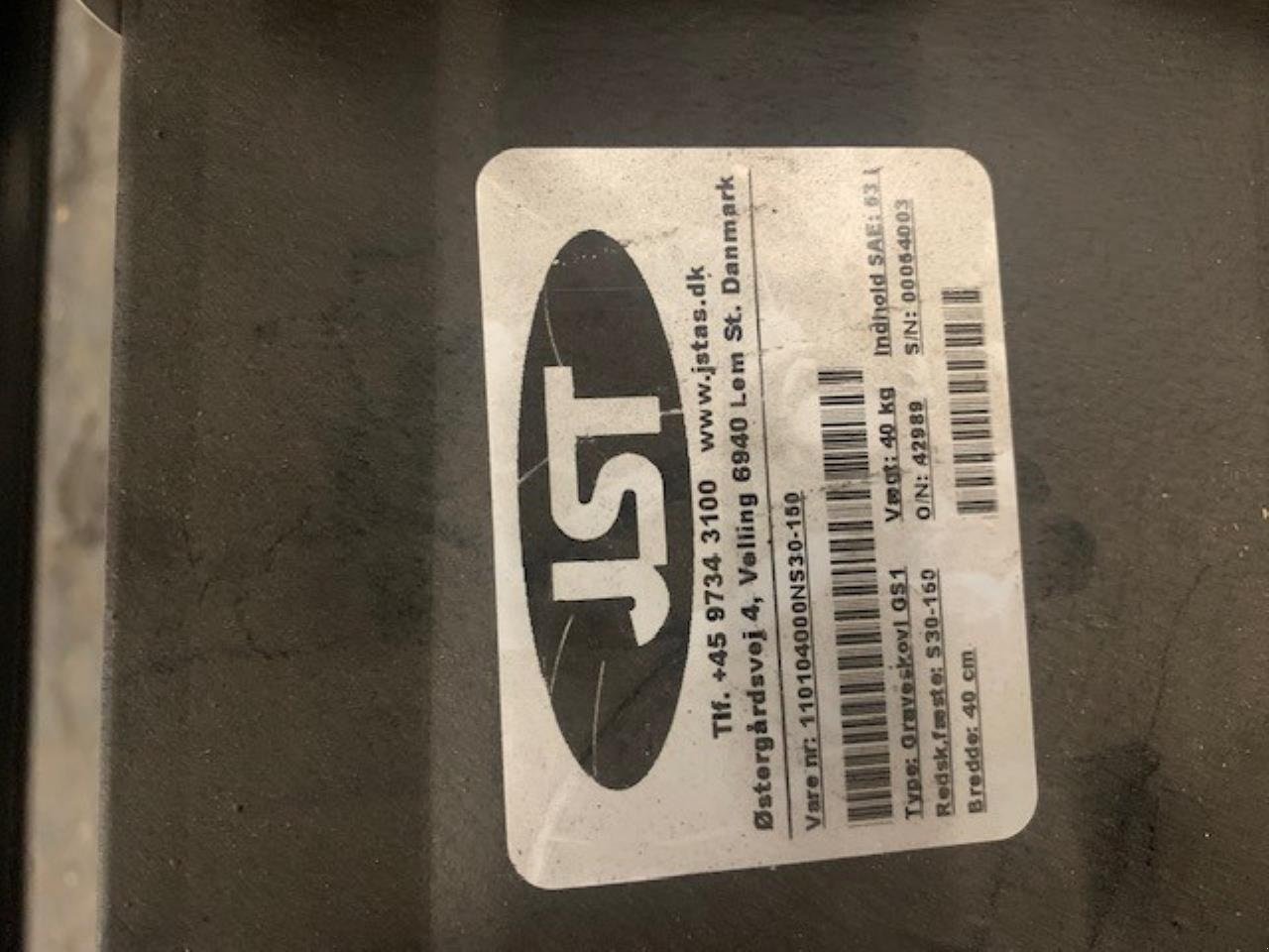 Sonstige Bagger & Lader типа JST SKOVL B40, Gebrauchtmaschine в Jelling (Фотография 1)