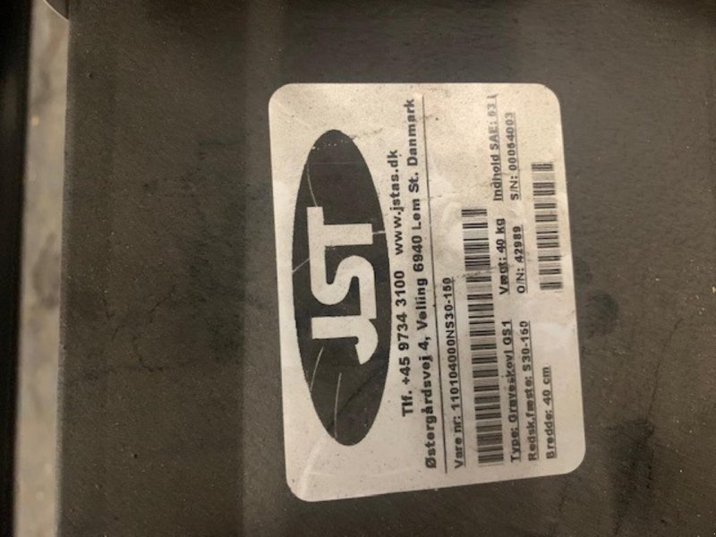 Sonstige Bagger & Lader типа JST SKOVL B40, Gebrauchtmaschine в Jelling (Фотография 1)