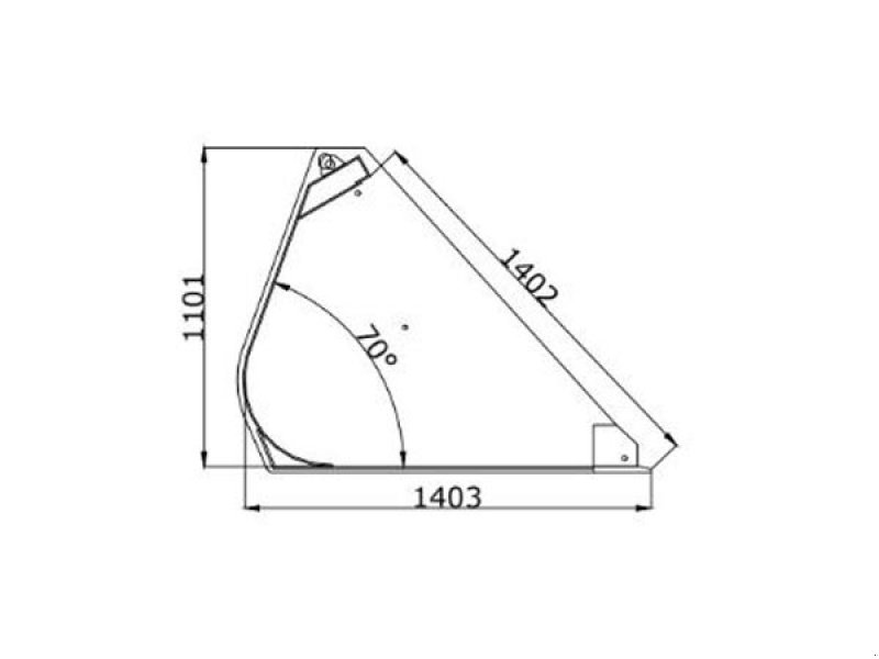 Sonstige Bagger & Lader del tipo JST T2 Volumeskovl 200-300 cm., Gebrauchtmaschine In Vrå (Immagine 2)