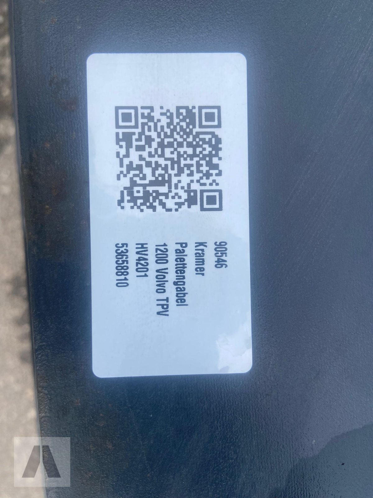 Sonstige Bagger & Lader Türe ait Kramer Palettengabel 1200 Volvo, Neumaschine içinde Antdorf (resim 4)