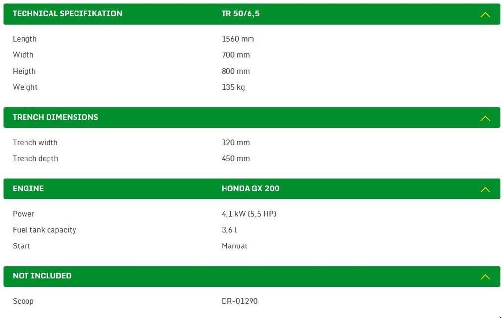 Sonstige Bagger & Lader типа laski TR 50/6,5 (50/12 cm), Gebrauchtmaschine в Vrå (Фотография 8)