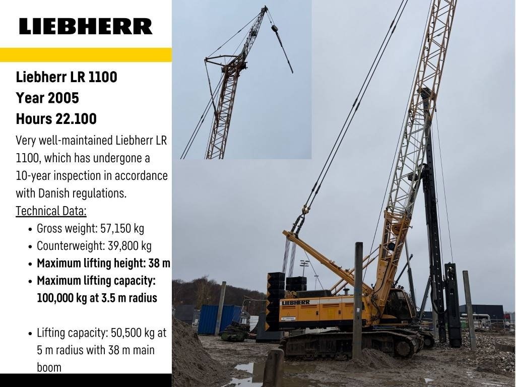 Sonstige Bagger & Lader типа Liebherr LR 1100, Gebrauchtmaschine в Vojens (Фотография 1)