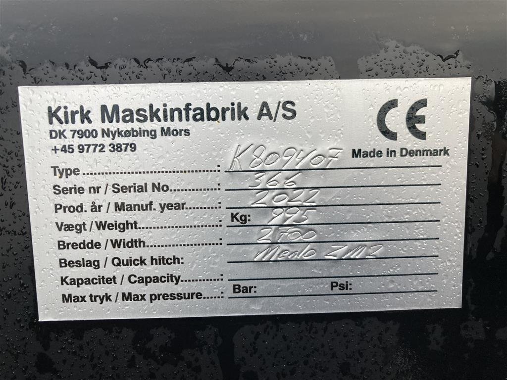 Sonstige Bagger & Lader of the type Merlo ZM2 Stor læsseskovl med ophæng til Merlo ZM2, Gebrauchtmaschine in Roslev (Picture 13)