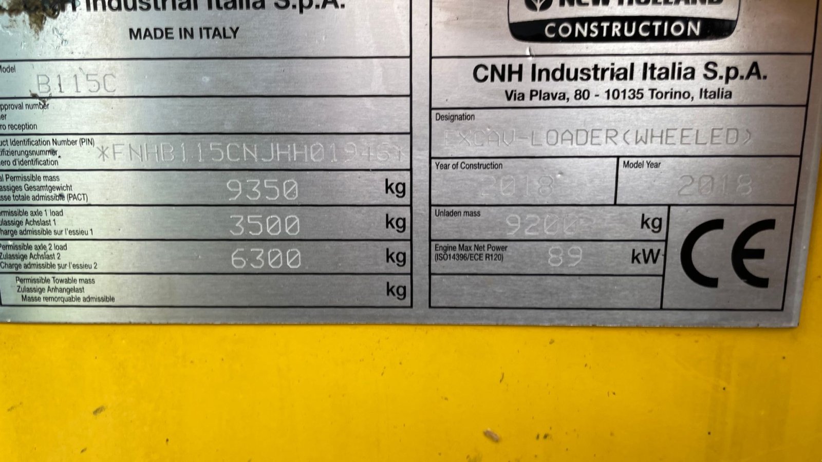 Sonstige Bagger & Lader Türe ait New Holland B115C, Gebrauchtmaschine içinde Ikast (resim 5)
