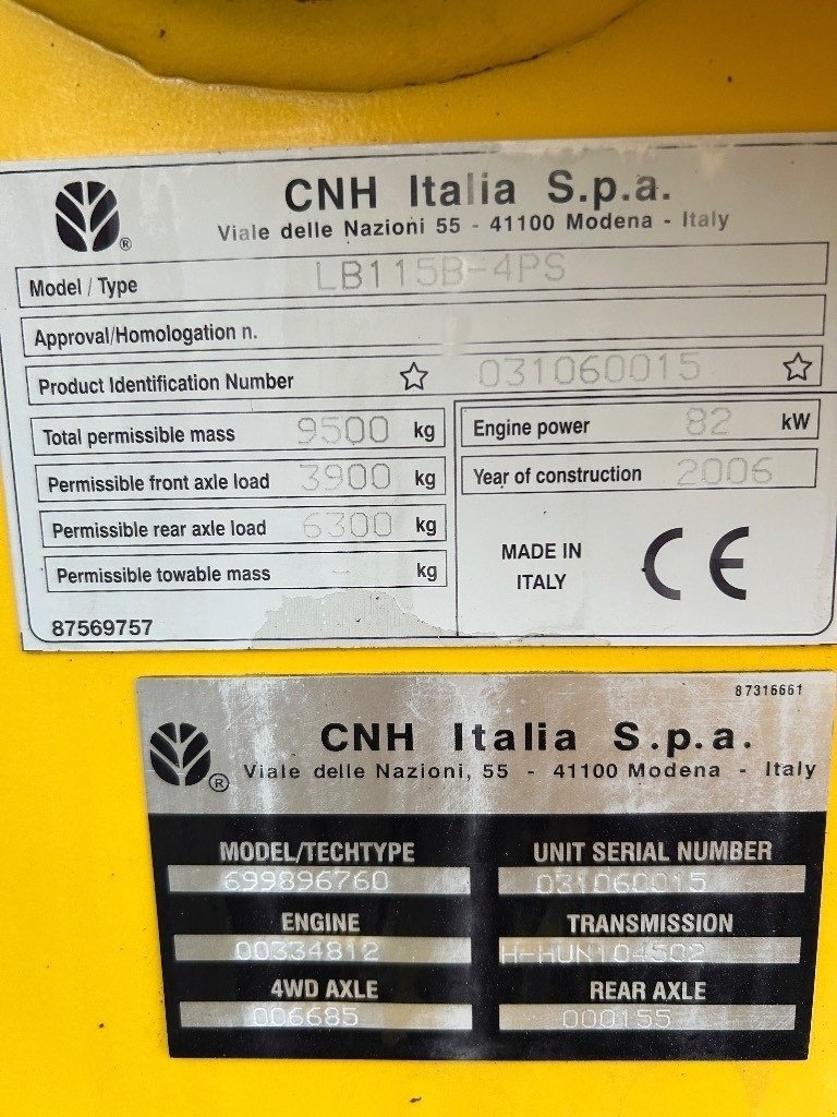 Sonstige Bagger & Lader типа New Holland LB 115 B-4 PS, Gebrauchtmaschine в Vrå, Frejlev, Hornslet & Ringsted (Фотография 10)