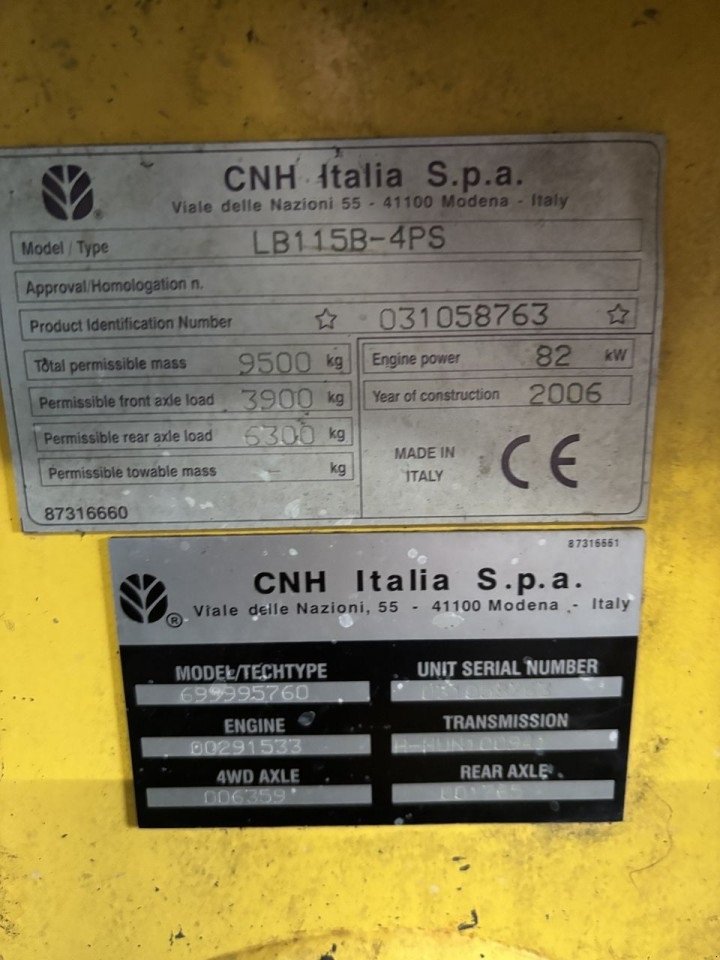Sonstige Bagger & Lader van het type New Holland LB 115B, Gebrauchtmaschine in Skive (Foto 8)