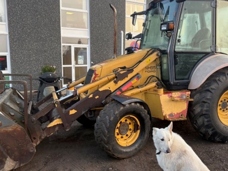 Sonstige Bagger & Lader des Typs New Holland NH 95 4-PS. MEKANISK HURTIGSKIFT FOR OG BAG, Gebrauchtmaschine in Dronninglund
