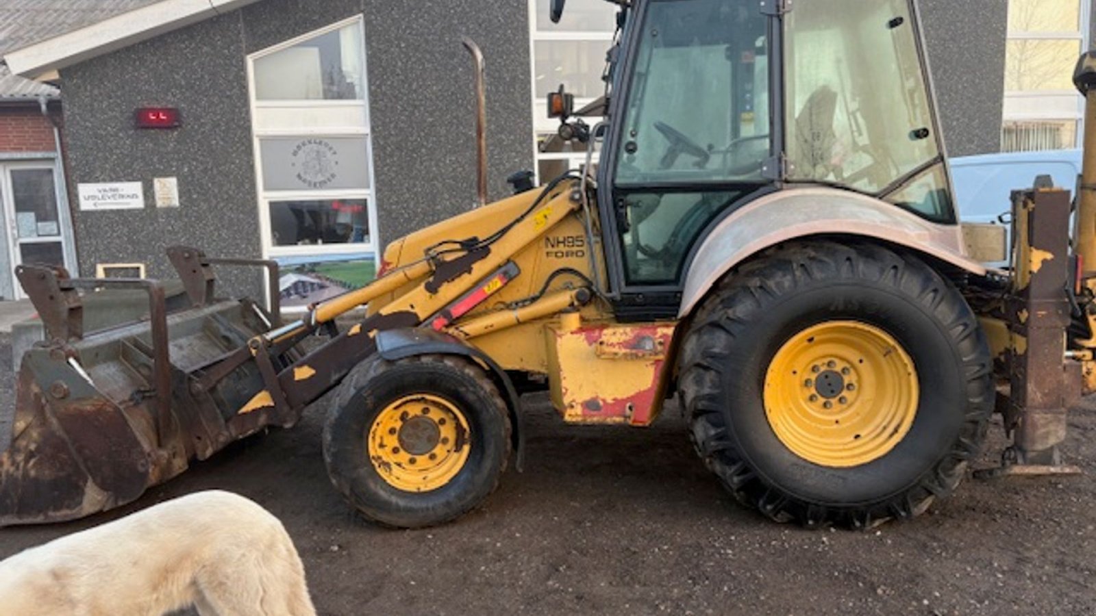 Sonstige Bagger & Lader del tipo New Holland NH 95 4-PS. MEKANISK HURTIGSKIFT FOR OG BAG, Gebrauchtmaschine en Dronninglund (Imagen 3)