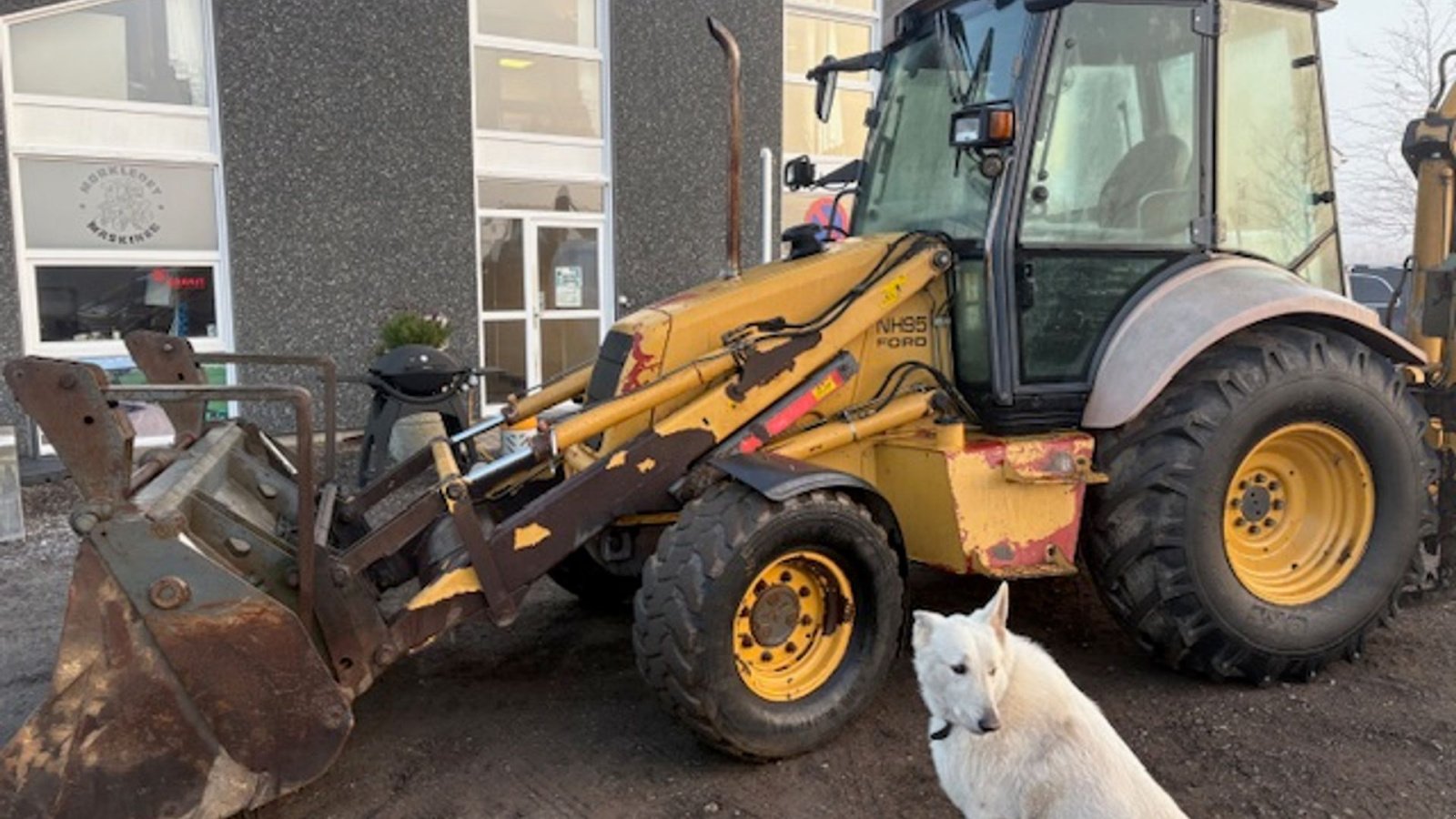 Sonstige Bagger & Lader del tipo New Holland NH 95 4-PS. MEKANISK HURTIGSKIFT FOR OG BAG, Gebrauchtmaschine In Dronninglund (Immagine 1)