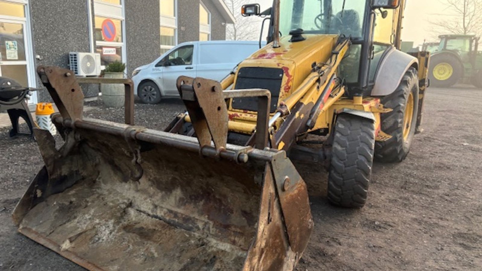 Sonstige Bagger & Lader del tipo New Holland NH 95 4-PS. MEKANISK HURTIGSKIFT FOR OG BAG, Gebrauchtmaschine In Dronninglund (Immagine 5)