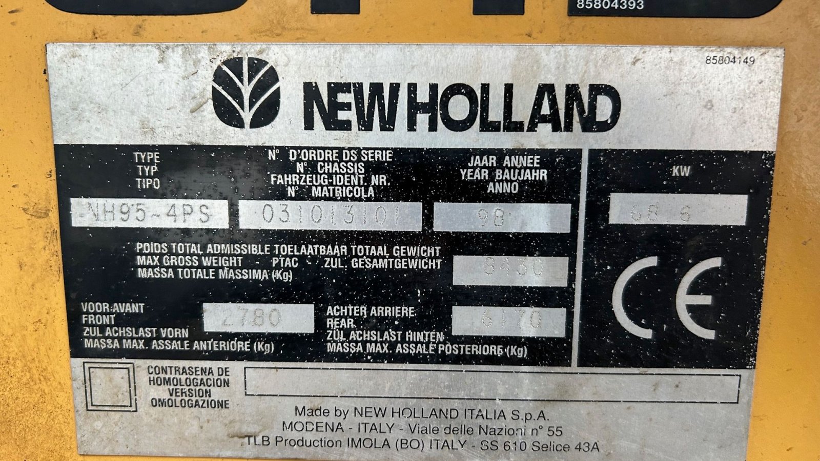 Sonstige Bagger & Lader van het type New Holland NH 95 4-PS., Gebrauchtmaschine in Thorsø (Foto 18)