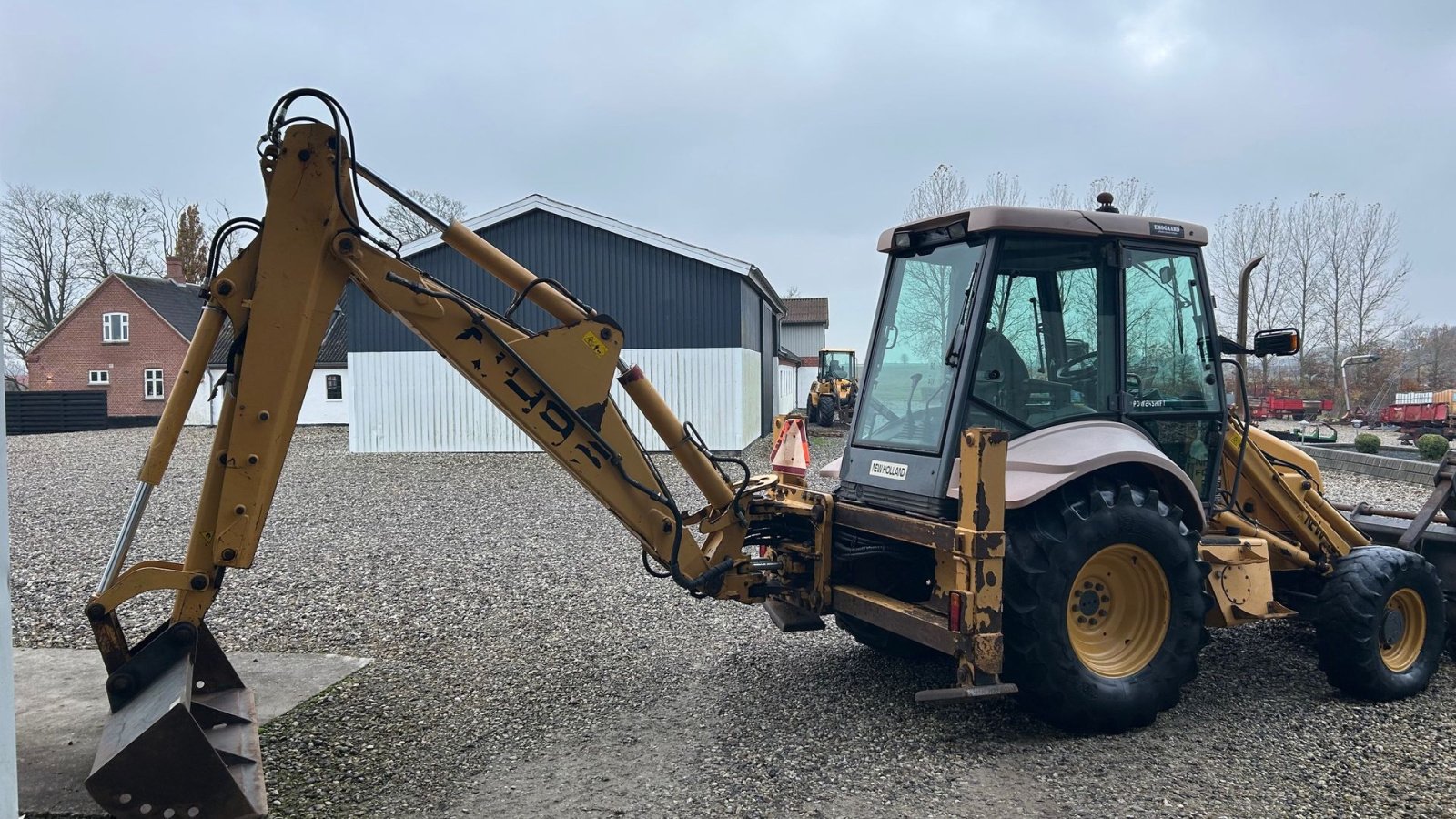 Sonstige Bagger & Lader van het type New Holland NH 95 4-PS., Gebrauchtmaschine in Thorsø (Foto 10)