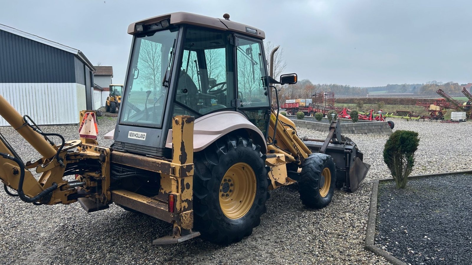 Sonstige Bagger & Lader van het type New Holland NH 95 4-PS., Gebrauchtmaschine in Thorsø (Foto 9)