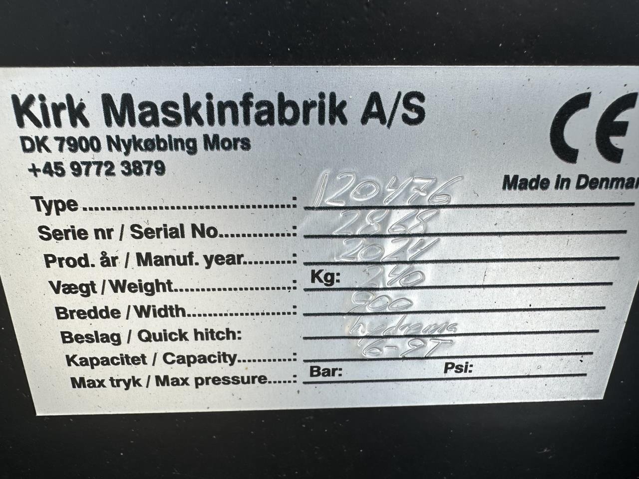 Sonstige Bagger & Lader typu Sonstige 900 MM GRAVESKOVL., Gebrauchtmaschine v Hadsten (Obrázek 3)
