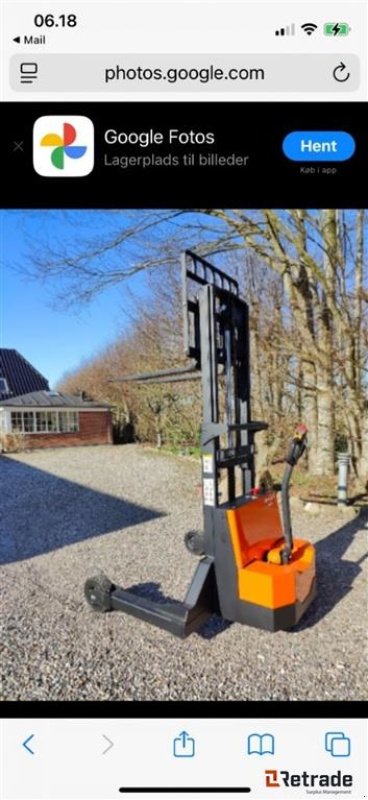 Sonstige Bagger & Lader des Typs Sonstige Garsley 1500, Terræn gående EL stabler, Gebrauchtmaschine in Rødovre (Bild 1)