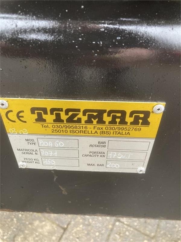 Sonstige Bagger & Lader типа Sonstige Hema Grab TIZMAR BOA 60, Gebrauchtmaschine в Mern (Фотография 4)