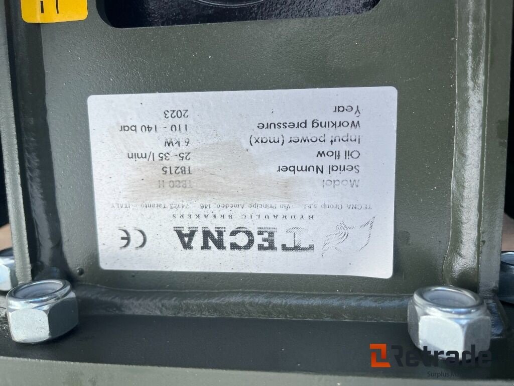 Sonstige Bagger & Lader Türe ait Sonstige Knusnings- og sorteringsudstyr Tecna 25 -35 L min. Hydraulik hammer, Gebrauchtmaschine içinde Rødovre (resim 1)