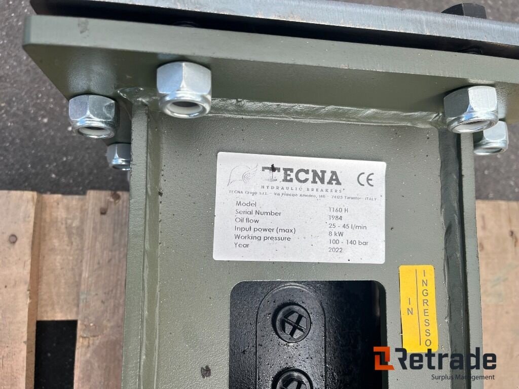 Sonstige Bagger & Lader tip Sonstige Knusnings- og sorteringsudstyr TECNA T 160H T 160 H Hydraulik hammer, Gebrauchtmaschine in Rødovre (Poză 2)