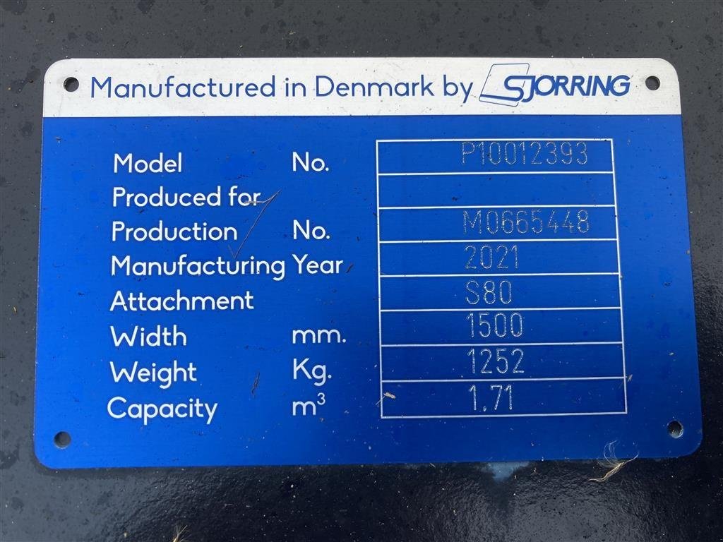 Sonstige Bagger & Lader του τύπου Sonstige Risteskovl 1,71 m3 med S80 Skift, Gebrauchtmaschine σε Roslev (Φωτογραφία 9)