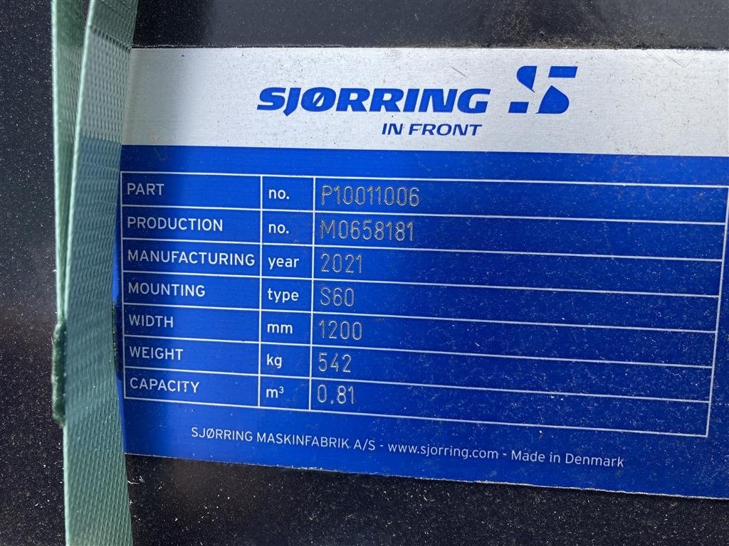 Sonstige Bagger & Lader типа Sonstige S 60 Skift Risteskovl 0,81 m3 / 120 cm med S 60 Skifte, Gebrauchtmaschine в Roslev (Фотография 12)