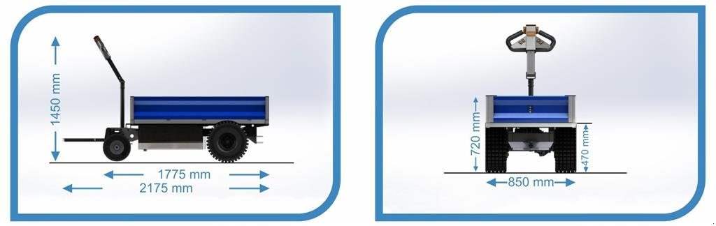 Sonstige Bagger & Lader типа Sonstige T600 Elektrisk Mini Transporter, Gebrauchtmaschine в Ringe (Фотография 9)