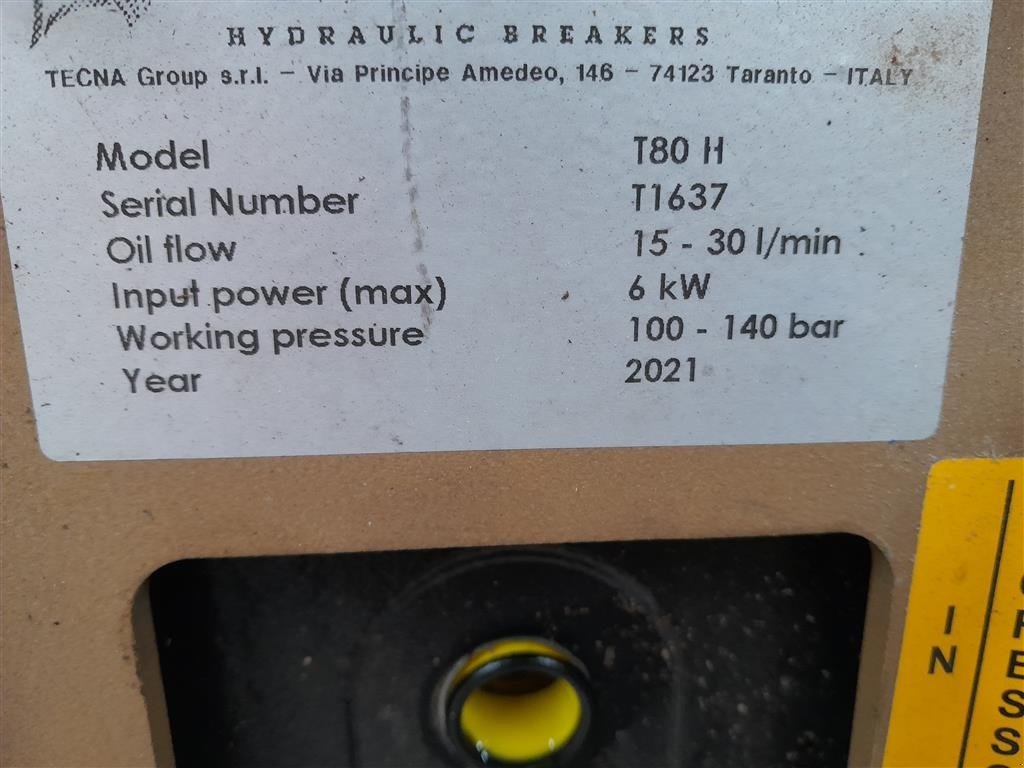 Sonstige Bagger & Lader typu Sonstige TECNA TH80, Gebrauchtmaschine v Rødekro (Obrázek 3)