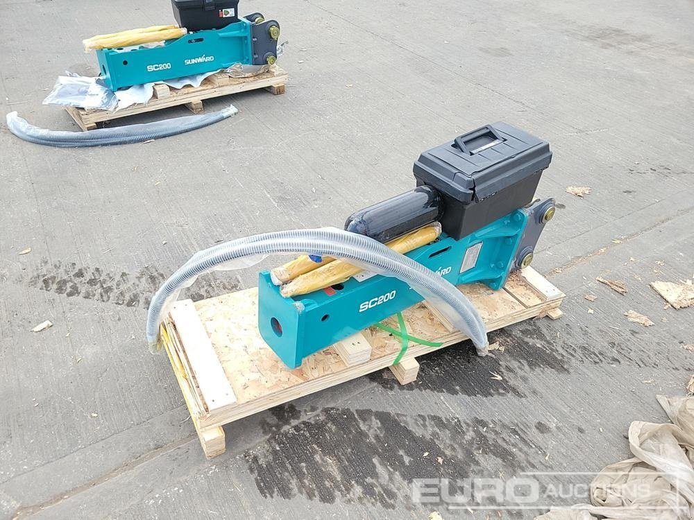 Sonstige Bagger & Lader a típus Sunward Betonhammer til minigraver hydraulisk hammer, Gebrauchtmaschine ekkor: Vinderup (Kép 5)