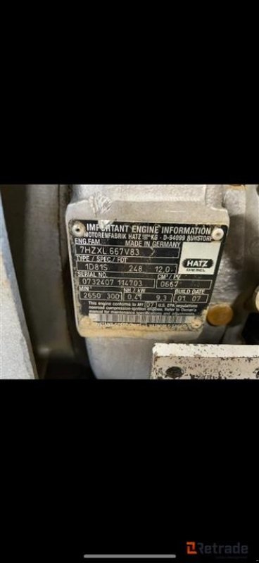 Sonstige Bagger & Lader Türe ait Wacker Neuson 6055, Gebrauchtmaschine içinde Rødovre (resim 5)