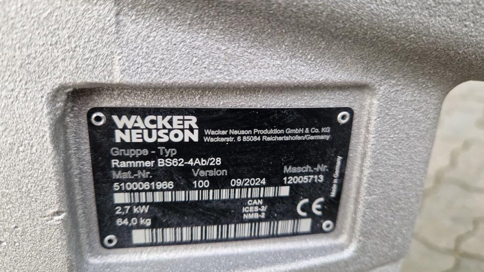 Sonstige Bagger & Lader del tipo Wacker Neuson BS62-4, Gebrauchtmaschine In Vrå (Immagine 9)