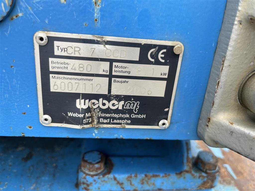 Sonstige Bagger & Lader типа Weber-Hydraulik CR7 COD 480kg Diesel pladevibrator, Gebrauchtmaschine в Rønnede (Фотография 11)