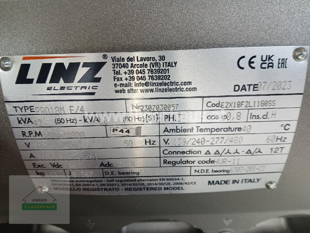 Sonstige Baumaschinen-Kleingeräte des Typs Sonstige EY-42 TCS KVA42/KW34, Neumaschine in Aschbach (Bild 5)