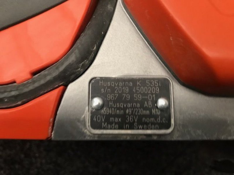 Sonstige Baumaschinen-Kleingeräte typu Sonstige Husqvarna Akku Trennschneider K535iXP, Vorführmaschine v Tamsweg (Obrázek 9)