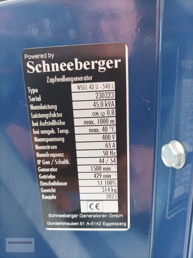 Sonstige Baumaschinen-Kleingeräte des Typs Sonstige Schneeberger NSGL 42 Stromaggregat, Gebrauchtmaschine in Tarsdorf (Bild 7)