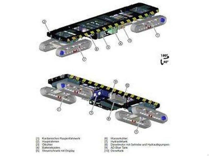 Sonstige Baumaschinen-Kleingeräte Türe ait Sonstige Schwerlastplattform,Raupenantrieb,ZGG 142 Tonnen, Gebrauchtmaschine içinde Bellenberg (resim 20)