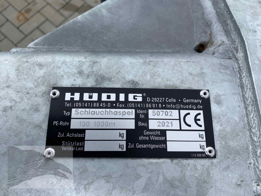 Sonstige Beregnungstechnik des Typs Hüdig Schlauchhaspel SH 1000, Neumaschine in Südheide (Bild 9)