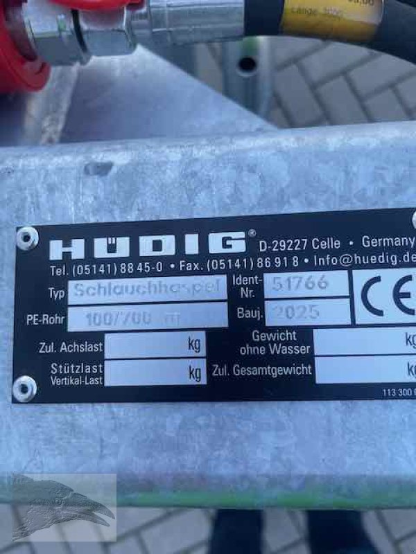 Sonstige Beregnungstechnik типа Hüdig SH 400 Schlauchhaspel mit Ausleger, Neumaschine в Südheide (Фотография 9)