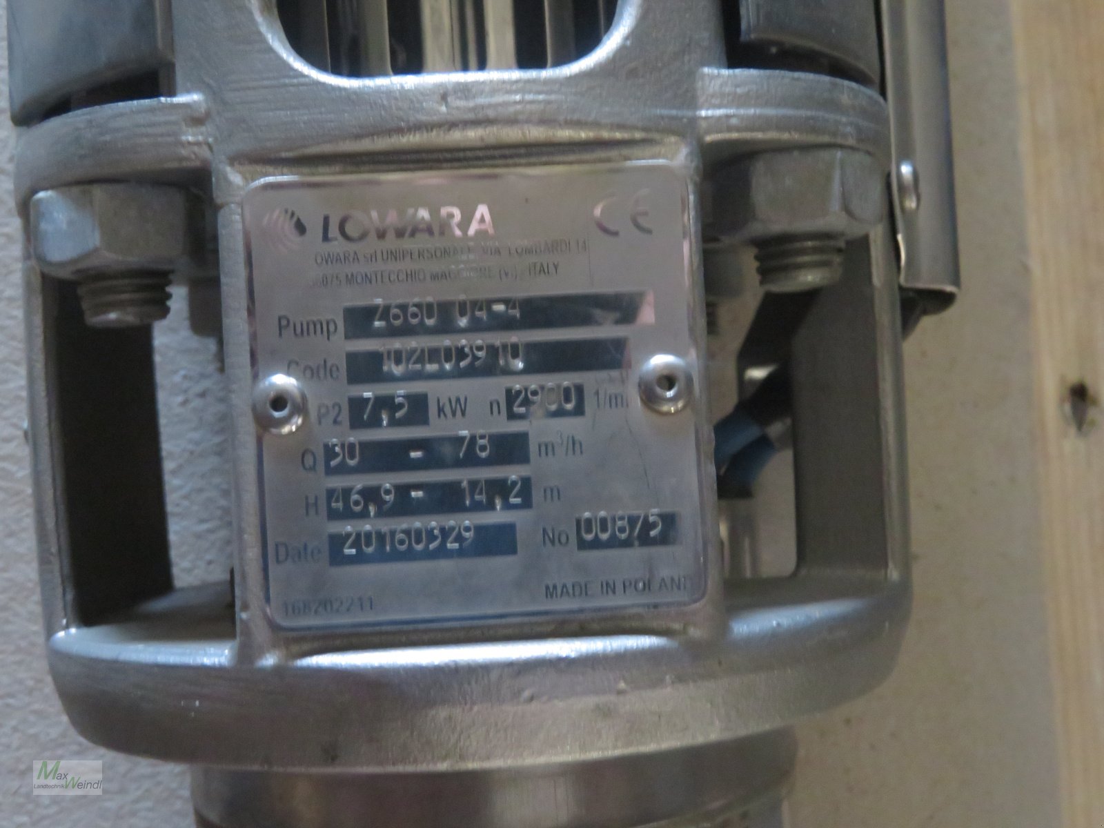Sonstige Beregnungstechnik des Typs Lowara Unterwasserpumpe, Neumaschine in Markt Schwaben (Bild 2)