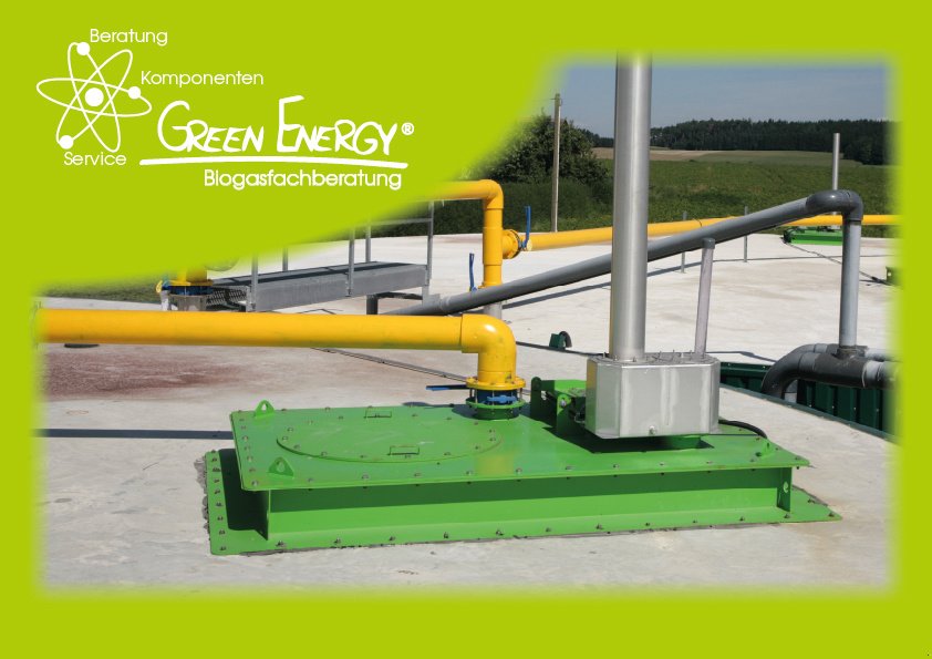 Sonstige Biogastechnik des Typs Green Energy Biogas: Behälterdeckel mit Über-/Unterdrucksicherung & Aufschaumklappe, Neumaschine in Mitterteich (Bild 1)