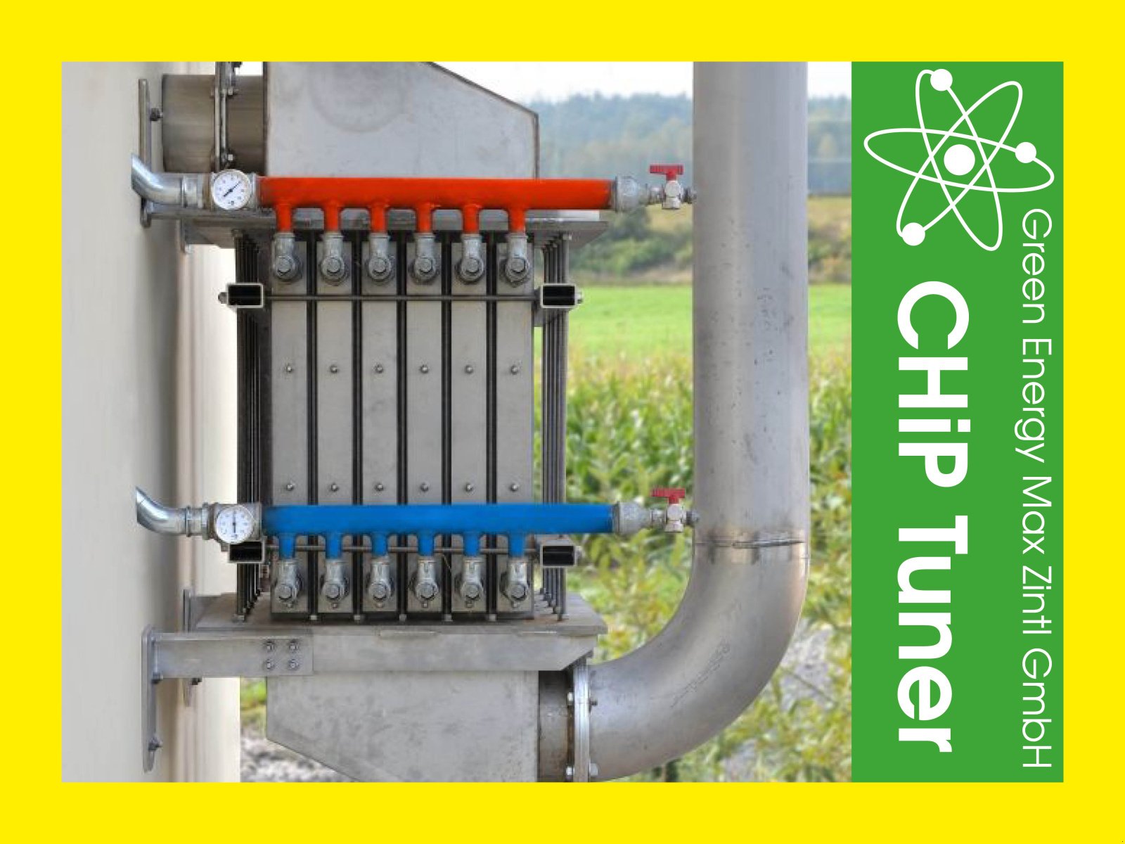 Sonstige Biogastechnik typu Green Energy Biogas: Unser Abgaswärmetauscher "C.H.i.P.-Tuner", Neumaschine v Mitterteich (Obrázok 1)