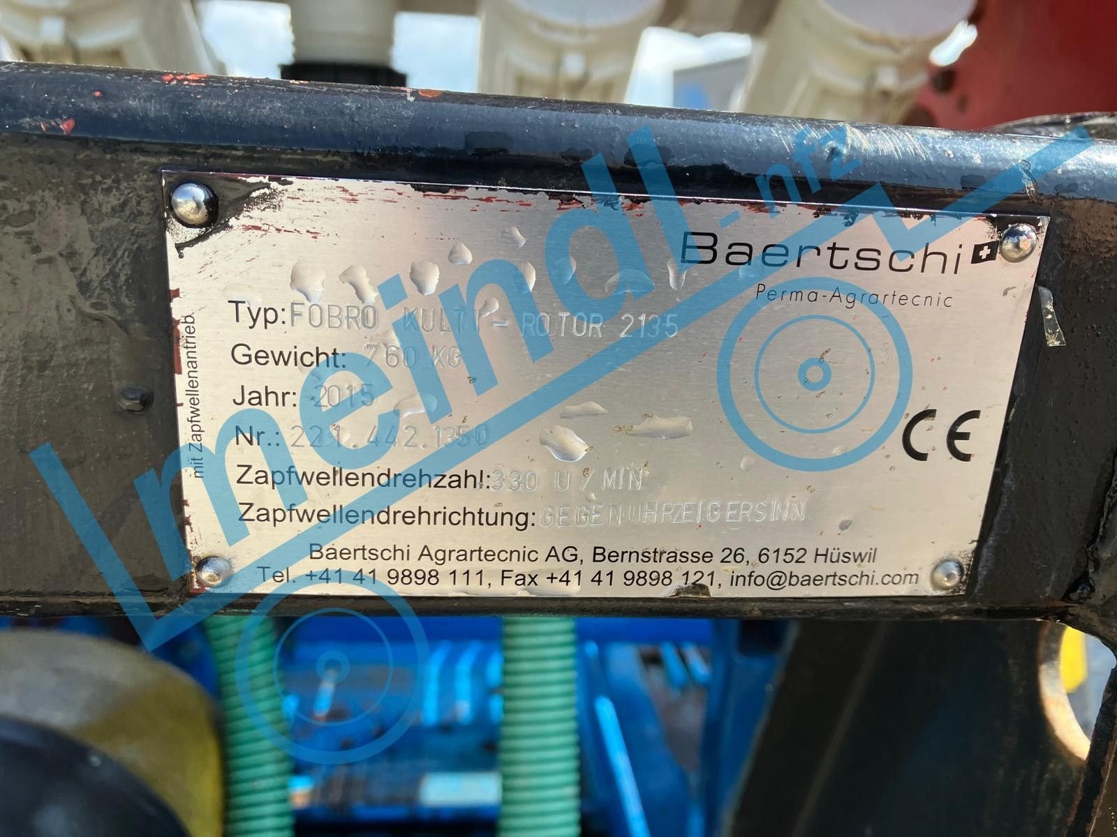 Sonstige Bodenbearbeitungsgeräte typu Bärtschi Kulti Rotor, Gebrauchtmaschine w Eferding (Zdjęcie 3)