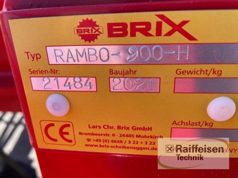 Sonstige Bodenbearbeitungsgeräte des Typs Brix Rambo  900H, Neumaschine in Ebeleben (Bild 4)