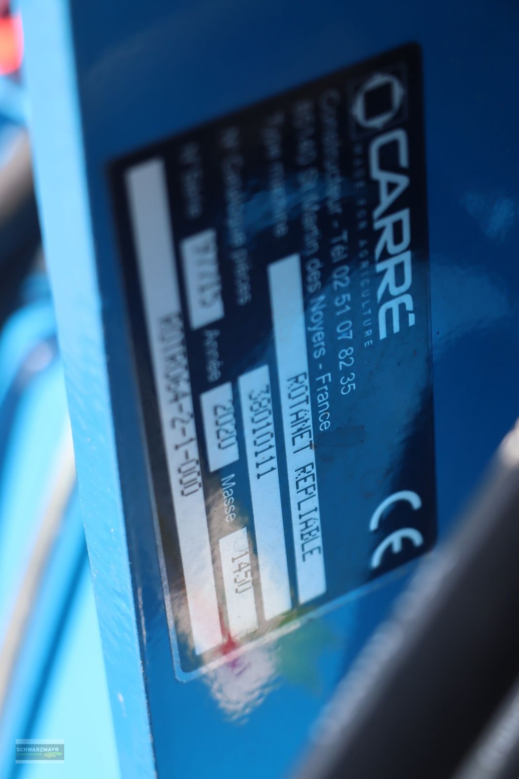 Sonstige Bodenbearbeitungsgeräte Türe ait Carré Rotorhacke Rotanet, Vorführmaschine içinde Gampern (resim 13)