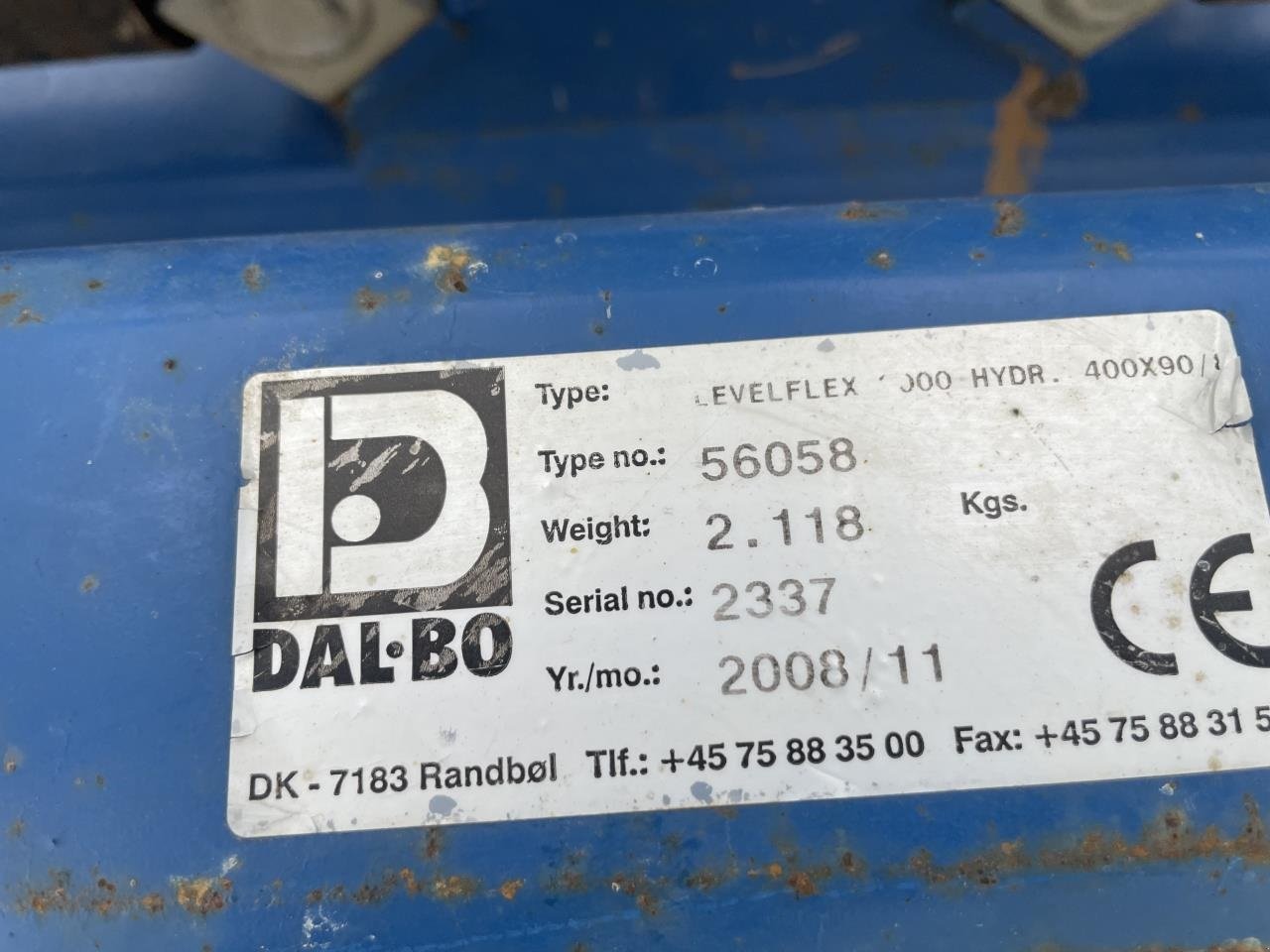 Sonstige Bodenbearbeitungsgeräte типа Dalbo LEVELFLEX 2000, Gebrauchtmaschine в Odder (Фотография 4)