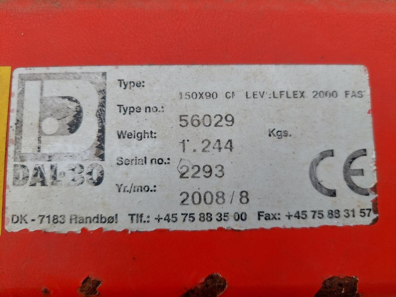 Sonstige Bodenbearbeitungsgeräte typu Dalbo Levelflex 2000, Gebrauchtmaschine w Hammel (Zdjęcie 15)