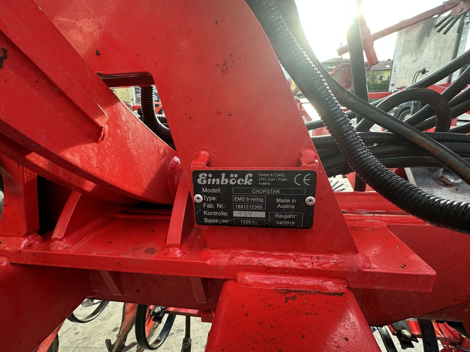 Sonstige Bodenbearbeitungsgeräte tip Einböck Chopstar EMS 8-reihig mit Section-Control, Gebrauchtmaschine in Hürm (Poză 7)