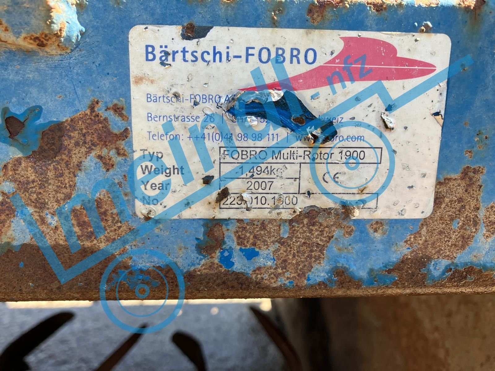 Sonstige Bodenbearbeitungsgeräte tip Fobro Multi Rotor, Gebrauchtmaschine in Eferding (Poză 3)